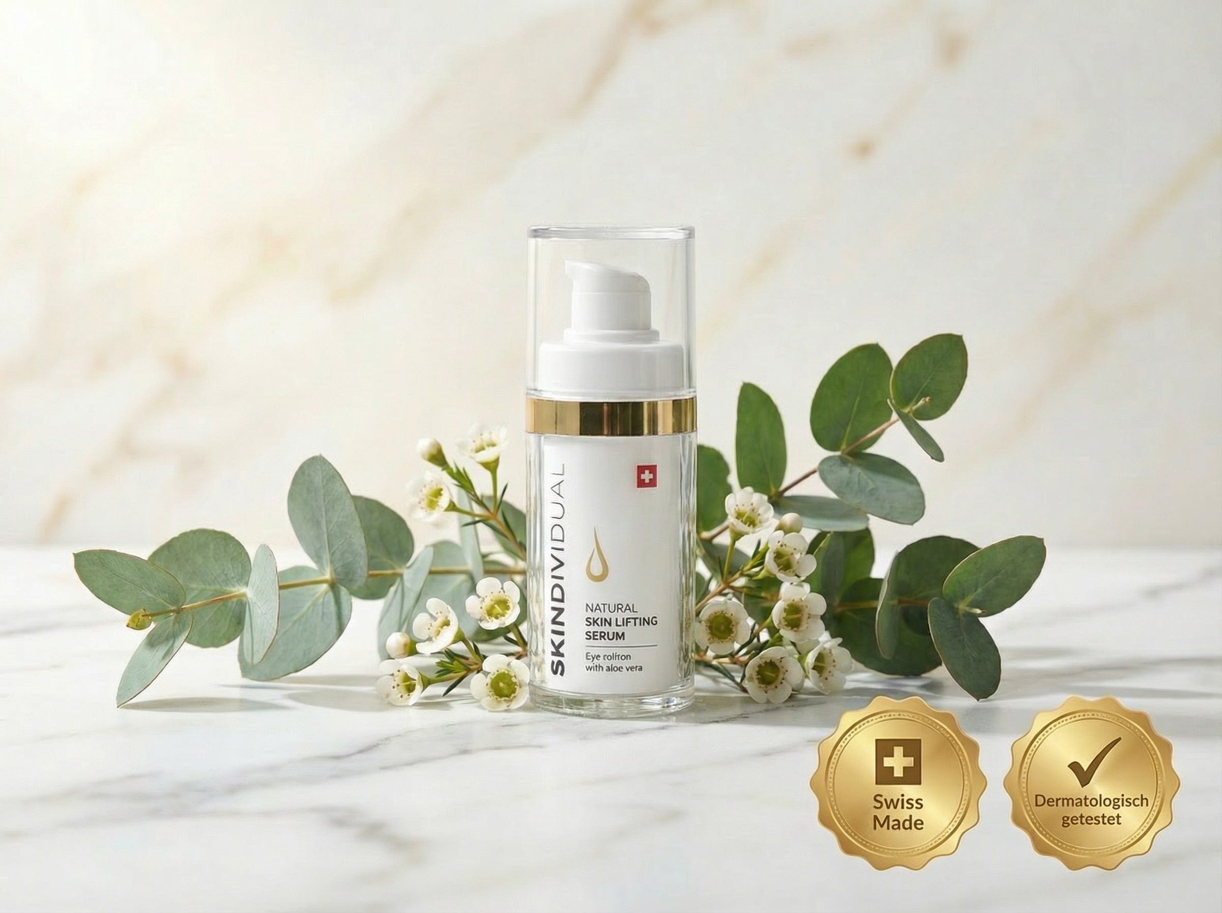 SKINDIVIDUAL Natural Skin Lifting Serum 15ml — Swiss Made, dermatologisch getestet